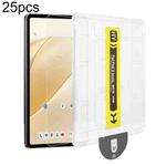 For ALLDOCUBE iPlay 70 Pro 25pcs Dust-Free Easy Install HD Tempered Glass Film