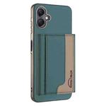 For Samsung Galaxy A06 Colour Matching Horizontal Magnetic Card Bag RFID MagSafe Phone Case(Green)