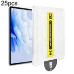 For Huawei MatePad Air 25pcs Dust-Free Easy Install HD Tempered Glass Film