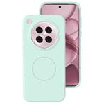 For OPPO Find X8s Liquid Silicone Thin Circle MagSafe Phone Case(Mint Green)