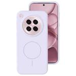 For OPPO Find X8s Liquid Silicone Thin Circle MagSafe Phone Case(Light Purple)
