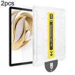 For ZTE nubia Pad SE 2pcs Dust-Free Easy Install HD Tempered Glass Film