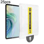 For TCL Tab 11 Gen2 / 11 FE 25pcs Dust-Free Easy Install HD Tempered Glass Film