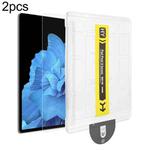 For vivo Pad 2pcs Dust-Free Easy Install HD Tempered Glass Film