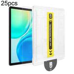 For Blackview Tab 90 WiFi / Tab 90 25pcs Dust-Free Easy Install HD Tempered Glass Film