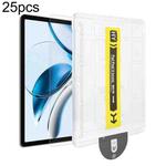For Doogee T40 / T35 / U11 / U11 Pro 25pcs Dust-Free Easy Install HD Tempered Glass Film