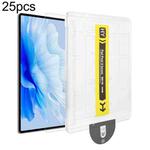 For Oukitel OT8 25pcs Dust-Free Easy Install HD Tempered Glass Film