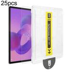 For Terra Pad 1007 10.95 inch 25pcs Dust-Free Easy Install HD Tempered Glass Film
