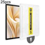 For Ulefone Tab A11 Pro / A11 25pcs Dust-Free Easy Install HD Tempered Glass Film