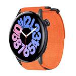 For vivo Watch 3 / iQOO Watch xDfind Quick Release Nylon Hook And Loop Fastener Buckle Watch Band(Orange)