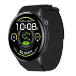For vivo Watch 5 xDfind Quick Release Nylon Hook And Loop Fastener Buckle Watch Band(Black)
