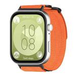 For Huawei Watch Fit3 / Fit4 / Fit4 Pro xDfind Quick Release Nylon Hook And Loop Fastener Buckle Watch Band(Orange)