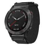 For Garmin Fenix 8/7S/6S/5S 20mm xDfind Quick Release Nylon Hook And Loop Fastener Buckle Watch Band(Black)