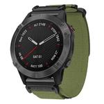 For Garmin Fenix 8/7S/6S/5S 20mm xDfind Quick Release Nylon Hook And Loop Fastener Buckle Watch Band(Green)
