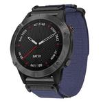 For Garmin Fenix 8/7S/6S/5S 20mm xDfind Quick Release Nylon Hook And Loop Fastener Buckle Watch Band(Blue)