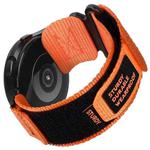 For Samsung Galaxy Watch 7 / 6 / 5 / 4 xDfind Quick Release Nylon Hook And Loop Fastener Buckle Watch Band(Orange)