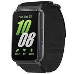 For Samsung Galaxy Fit3 xDfind Quick Release Nylon Hook And Loop Fastener Buckle Watch Band(Black)