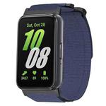 For Samsung Galaxy Fit3 xDfind Quick Release Nylon Hook And Loop Fastener Buckle Watch Band(Blue)