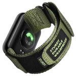 For Xiaomi Smart Band 9 / 8 / Redmi Watch 5 / 4 xDfind Quick Release Nylon Hook And Loop Fastener Buckle Watch Band(Green)