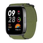 For Xiaomi Redmi Watch 3 Active / Lite xDfind Quick Release Nylon Hook And Loop Fastener Buckle Watch Band(Green)