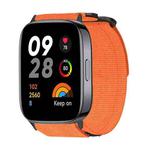 For Xiaomi Redmi Watch 3 Active / Lite xDfind Quick Release Nylon Hook And Loop Fastener Buckle Watch Band(Orange)