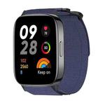 For Xiaomi Redmi Watch 3 Active / Lite xDfind Quick Release Nylon Hook And Loop Fastener Buckle Watch Band(Blue)