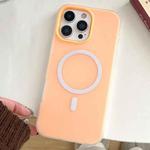 For iPhone 16 Pro Skin Feel MagSafe Magnetic PC Hybrid TPU Phone Case(Orange)