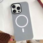 For iPhone 15 Pro Skin Feel MagSafe Magnetic PC Hybrid TPU Phone Case(Black)