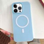 For iPhone 12 Pro Max Skin Feel MagSafe Magnetic PC Hybrid TPU Phone Case(Blue)
