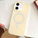 For iPhone 11 Skin Feel MagSafe Magnetic PC Hybrid TPU Phone Case(Yellow)