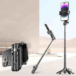 FUNSNAP P15 mini Portable Mini BT Handle Phone Selfie Stick Live Streaming Stand(Black)