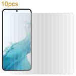 For Samsung Galaxy S22 5G 10pcs xDfind 0.18mm 9H 2.5D High Aluminum Tempered Glass Film, Support Fingerprint Unlocking