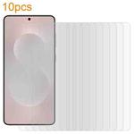 For Samsung Galaxy S25 Edge 5G 10pcs xDfind 0.18mm 9H 2.5D High Aluminum Tempered Glass Film, Support Fingerprint Unlocking