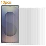 For Samsung Galaxy S25 Ultra 5G 10pcs xDfind 0.18mm 9H 2.5D High Aluminum Tempered Glass Film, Support Fingerprint Unlocking