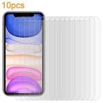 For iPhone 11 / XR 10pcs xDfind 0.26mm 9H 2.5D Middle Aluminum Tempered Glass Film