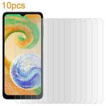 For Samsung Galaxy A04s / A04 / A04e 10pcs xDfind 0.26mm 9H 2.5D Middle Aluminum Tempered Glass Film