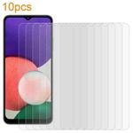 For Samsung Galaxy A22 5G / A23 10pcs xDfind 0.26mm 9H 2.5D Middle Aluminum Tempered Glass Film
