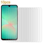 For Samsung Galaxy A26 5G / M16 5G 10pcs xDfind 0.26mm 9H 2.5D Middle Aluminum Tempered Glass Film
