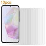 For Samsung Galaxy A35 / M35 / A36 10pcs xDfind 0.26mm 9H 2.5D Middle Aluminum Tempered Glass Film