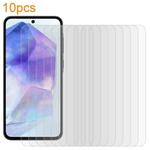 For Samsung Galaxy A55 5G 10pcs xDfind 0.26mm 9H 2.5D Middle Aluminum Tempered Glass Film