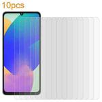 For Samsung Galaxy F06 5G 10pcs xDfind 0.26mm 9H 2.5D Middle Aluminum Tempered Glass Film