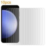 For Samsung Galaxy S23 FE 5G 10pcs xDfind 0.26mm 9H 2.5D Middle Aluminum Tempered Glass Film