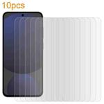 For Samsung Galaxy S24 FE 5G 10pcs xDfind 0.26mm 9H 2.5D Middle Aluminum Tempered Glass Film