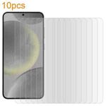 For Samsung Galaxy S24+ 5G 10pcs xDfind 0.26mm 9H 2.5D Middle Aluminum Tempered Glass Film