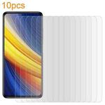 For Xiaomi Poco X3 10pcs xDfind 0.26mm 9H 2.5D Middle Aluminum Tempered Glass Film