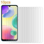 For Redmi 10A / 9A / 9A Sport 10pcs xDfind 0.26mm 9H 2.5D Middle Aluminum Tempered Glass Film