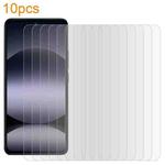 For Redmi Note 14 4G 164.84mm 10pcs xDfind 0.26mm 9H 2.5D Middle Aluminum Tempered Glass Film