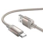 hoco X117 1m Star Fast Charging Data Cable, Interface:USB to Type-C(Gold)