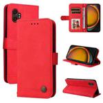 For Samsung Galaxy XCover7 Pro Skin Feel Life Tree Metal Button Leather Phone Case(Red)