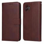 For Samsung Galaxy XCover7 Pro Classic Calf Texture Flip Leather Phone Case(Brown)